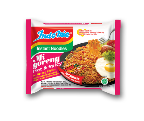 Indomie Mi Goreng Hot &amp; Spicy